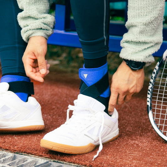 足首 サポーター エアー - グレー