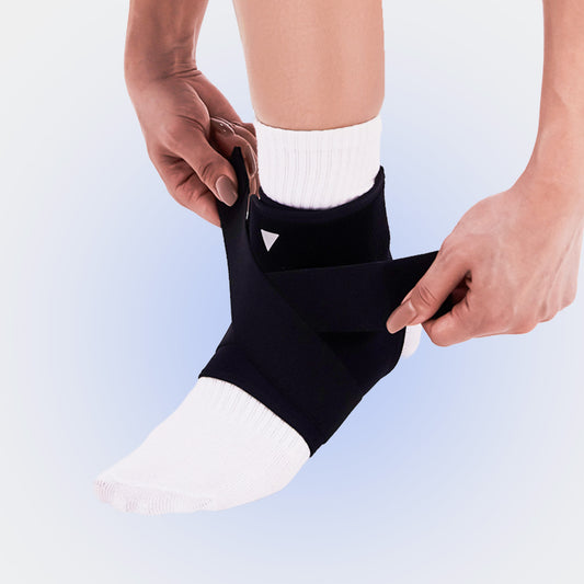 足首 サポーター エアー - グレー